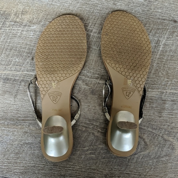 Donald J Pliner gold sandals - Picture 4 of 4